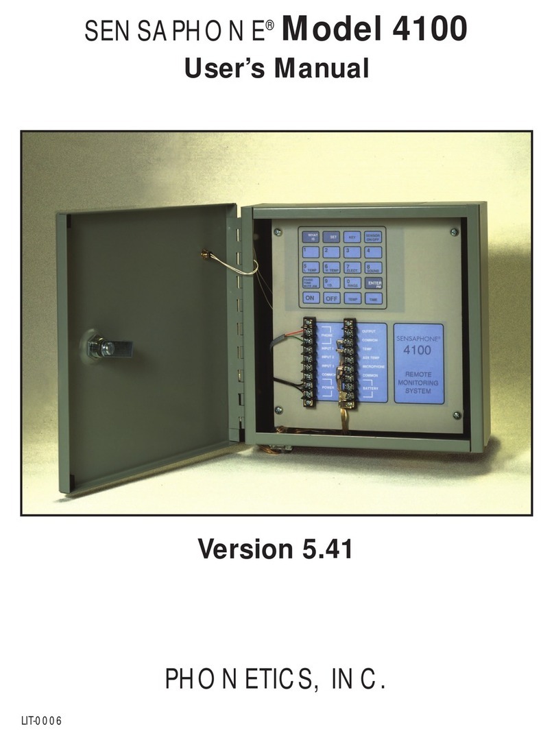 Phonetics Sensaphone 4100 user manual