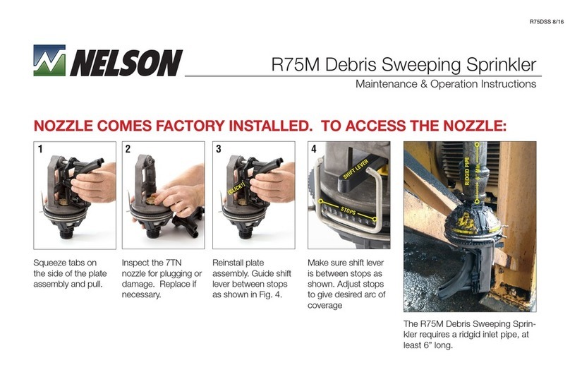 Nelson R75M Maintenance & Operation Instructions