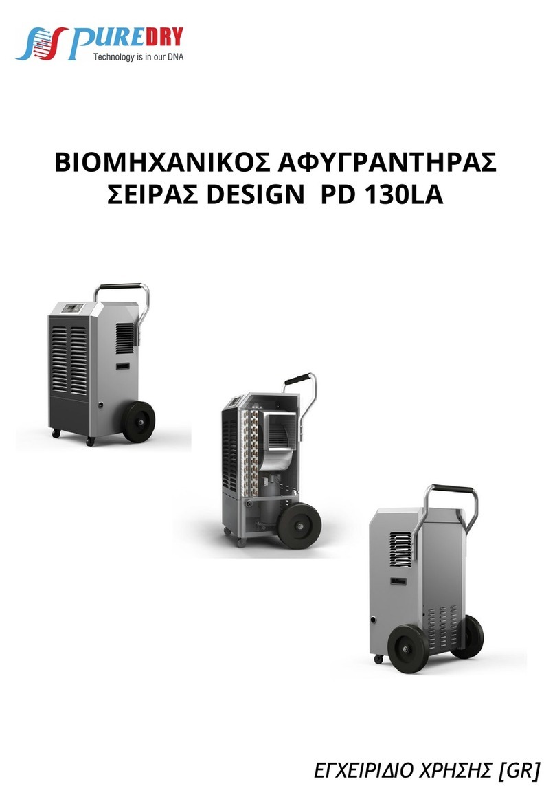 Puredry DESIGN SERIES PD 130LA instruction manual