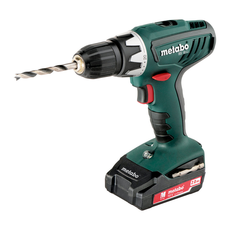 Metabo BS 14.4 Li User manual