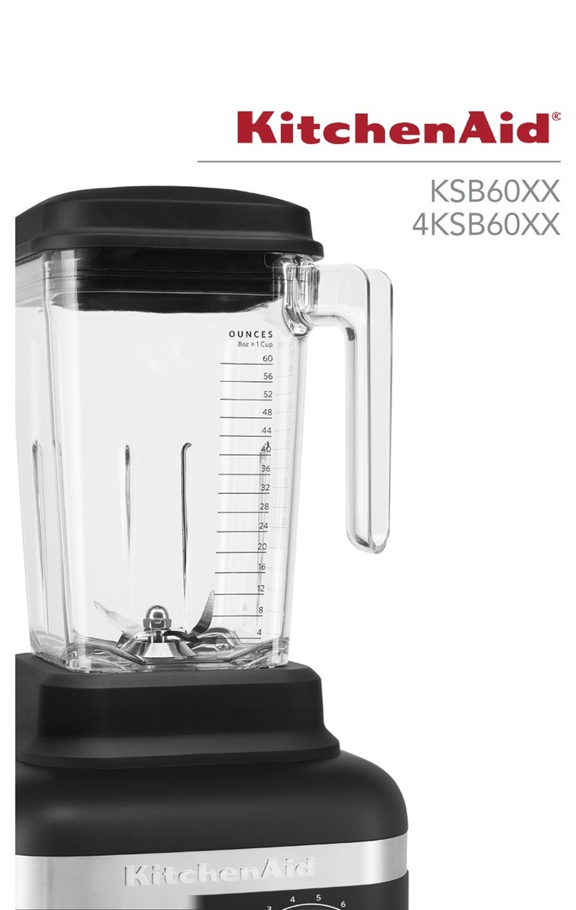 KitchenAid KSB60 series User manual KitchenAid KSB60 series User manual