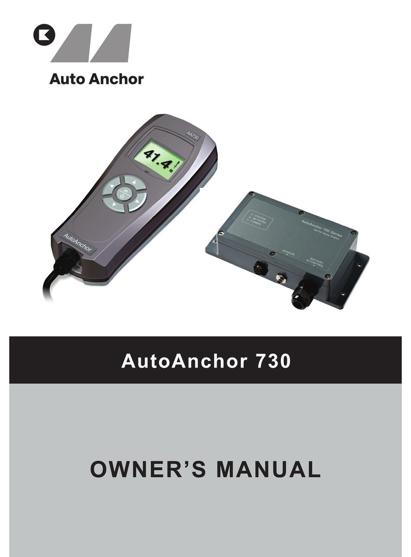 Auto Anchor 730 owner's manual