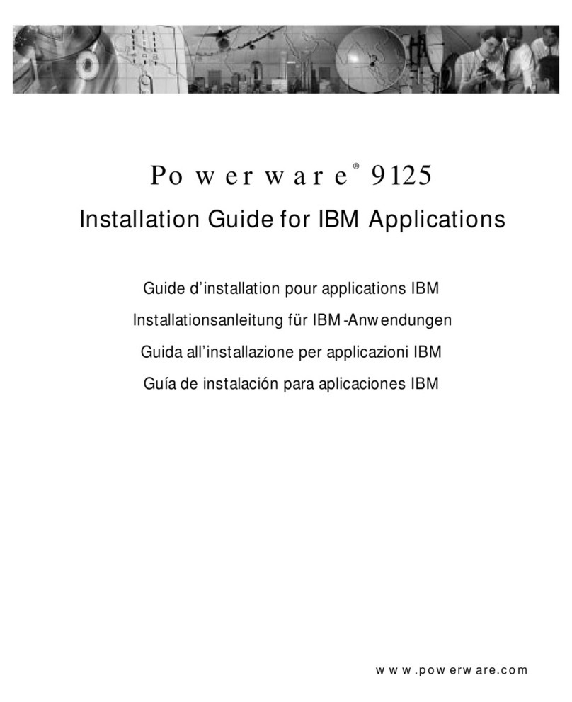 Powerware 9125 installation guide