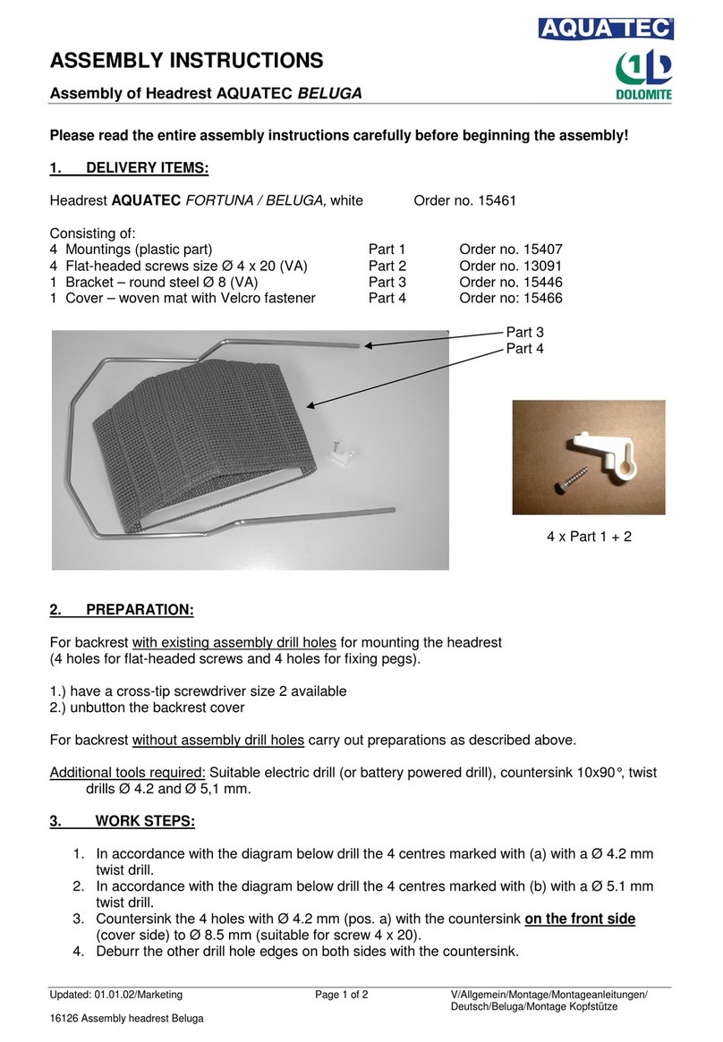 Aquatec Beluga Assembly instructions