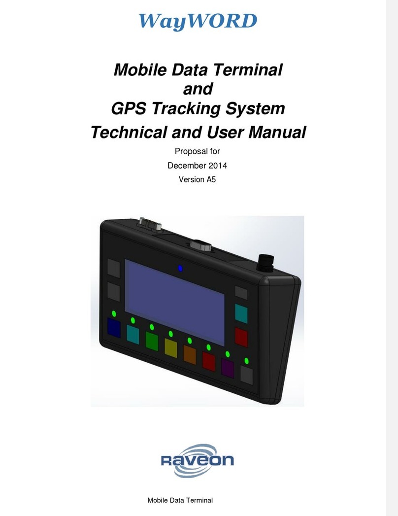 Raveon Technologies Corporation WayWORD TECHNICAL AND USER MANUAL