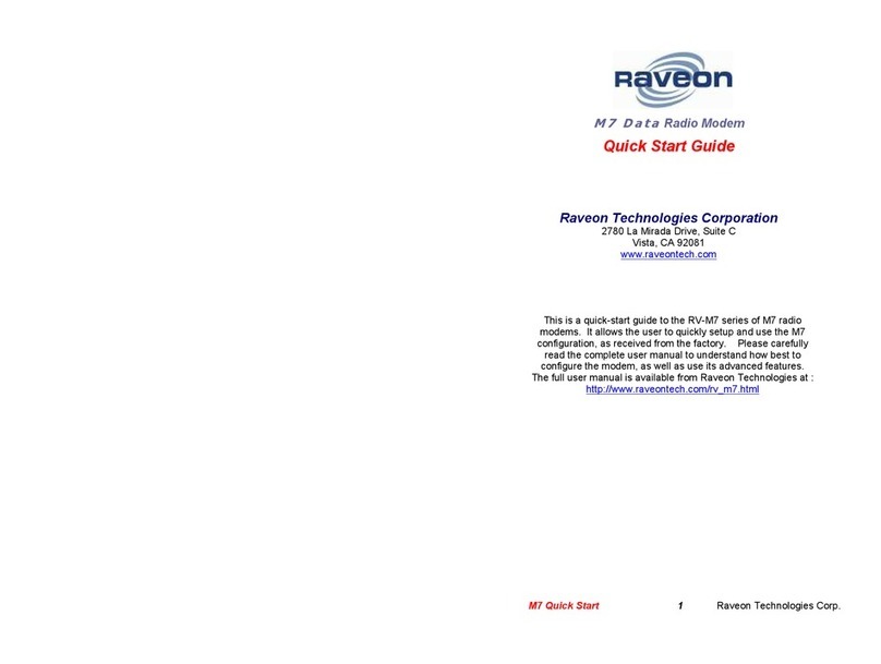 Raveon Technologies Corporation M7 quick start guide