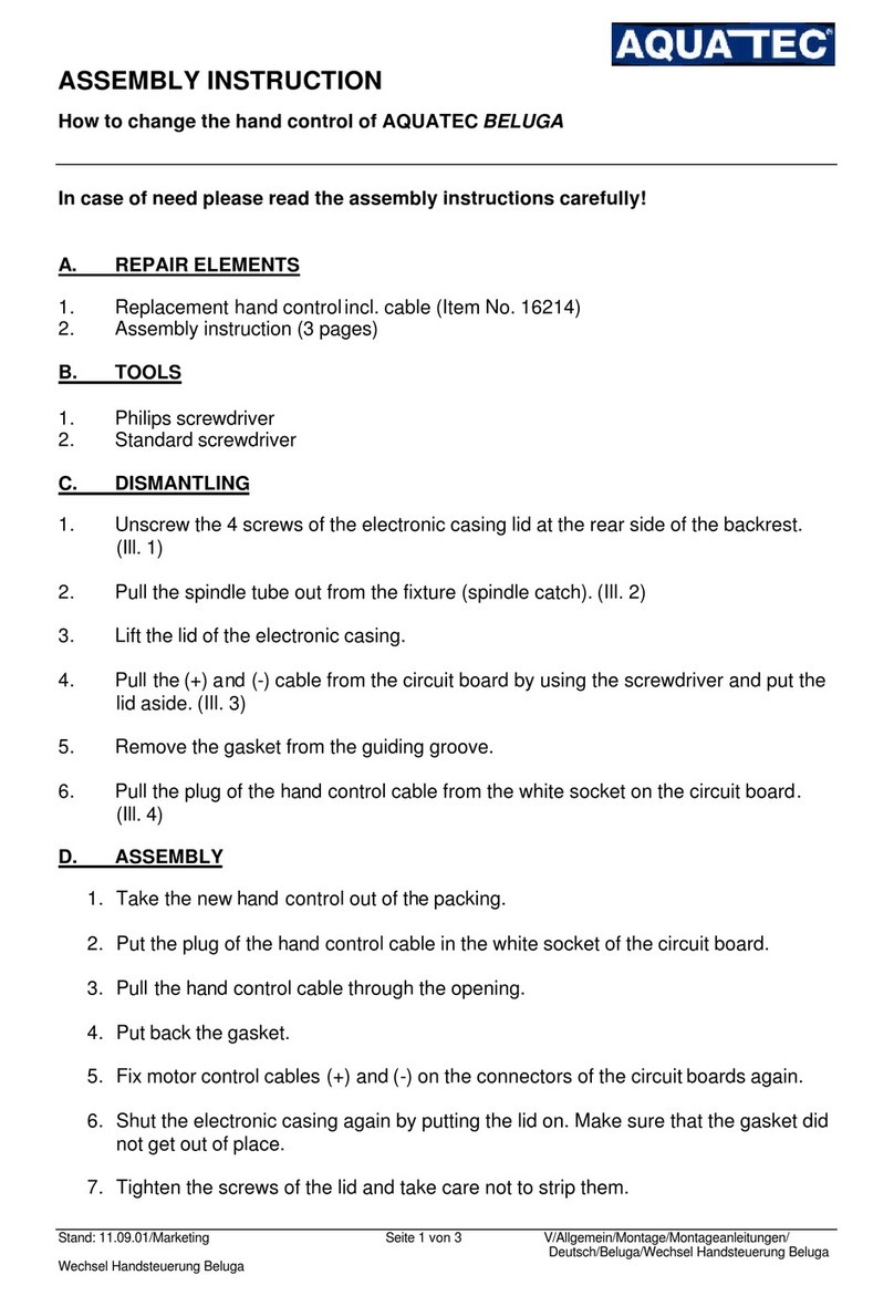 Aquatec Beluga User manual