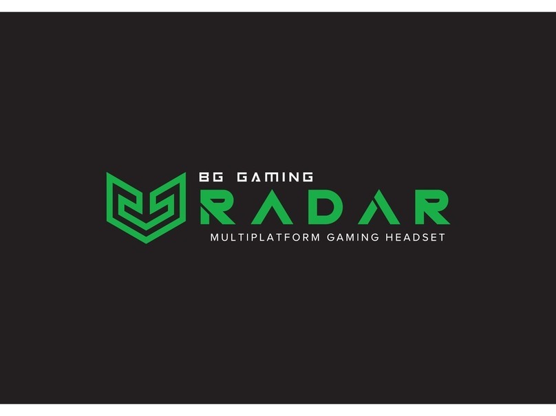 BG Gaming Radar User manual