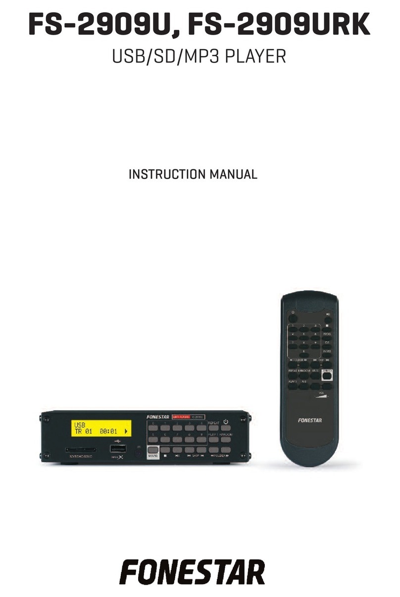 FONESTAR FS-2909U instruction manual