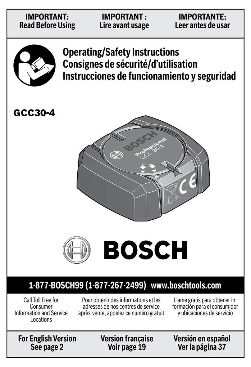 Bosch GCC 30-4 Professional Operating/safety instructions