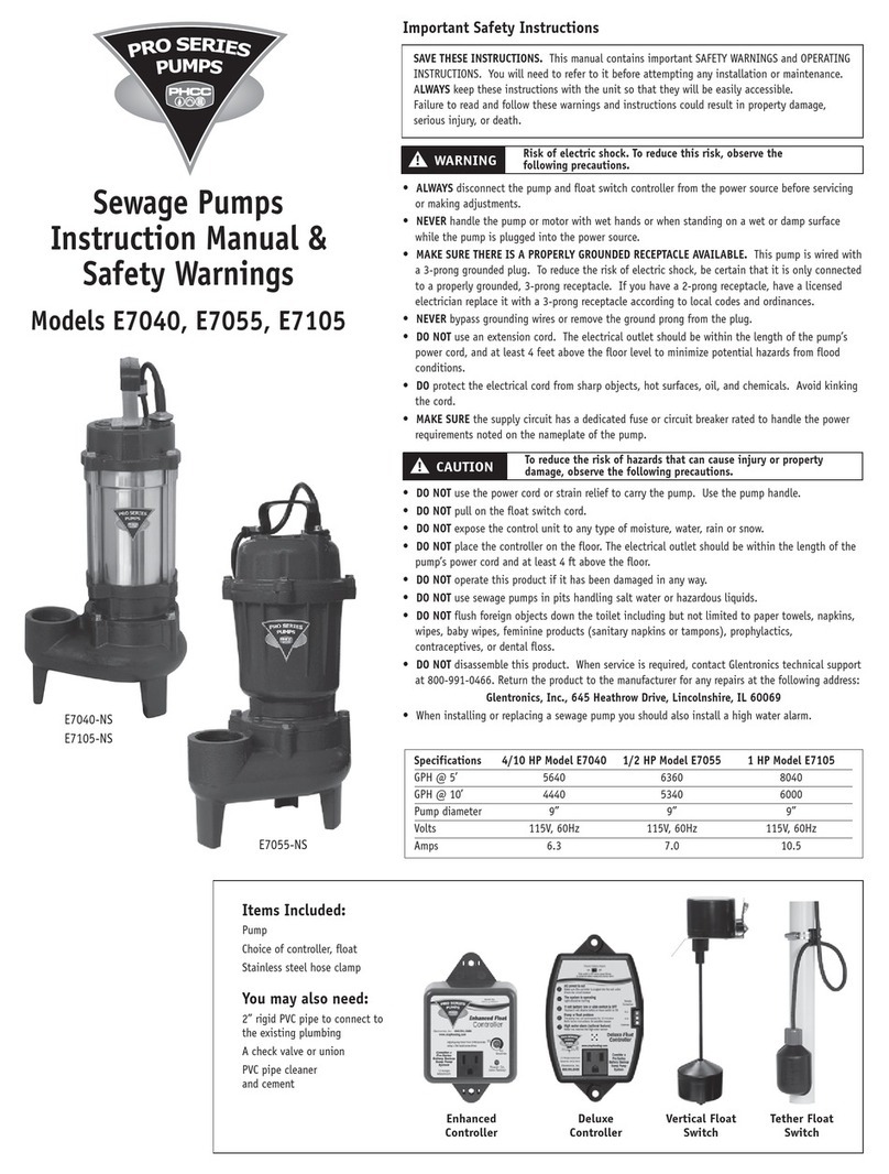 PHCC Pro Series Instruction manual & safety warnings PHCC Pro Series Instruction manual & safety warnings