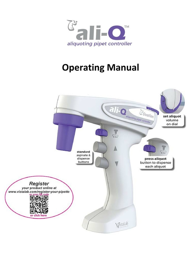 VistaLab ali-Q 2000-0005 operating manual