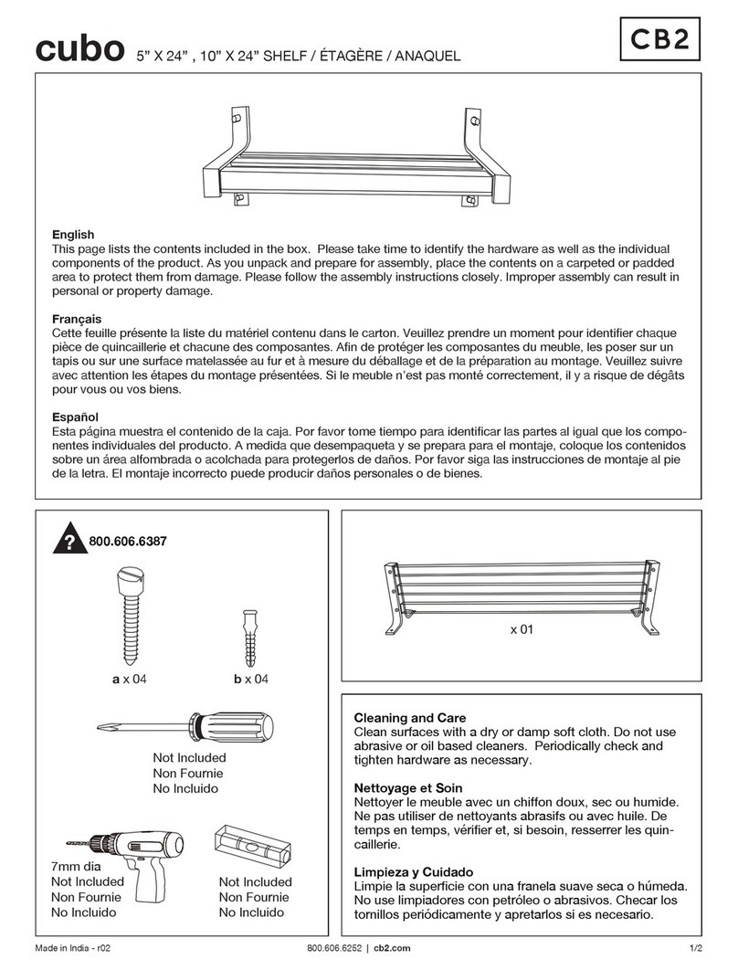 CB2 Cubo User manual