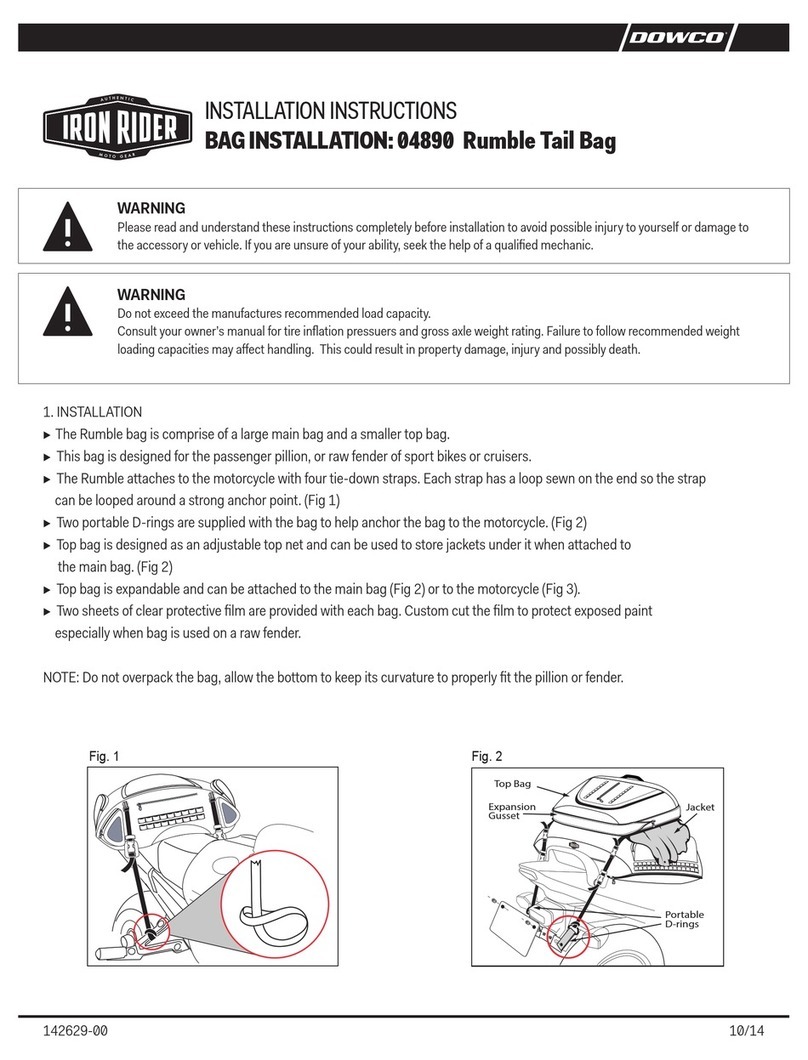 Dowco Iron Rider 04890 installation instructions