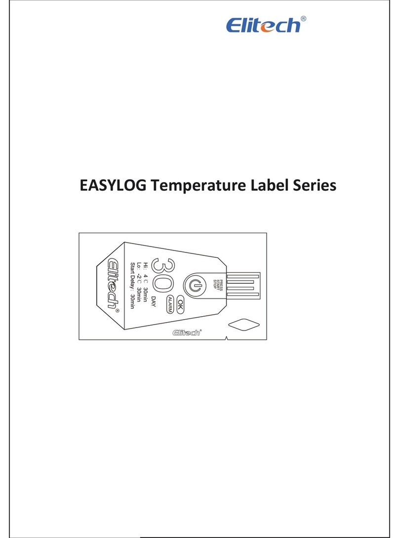 Elitech EASYLOG Temperature Label Series user manual