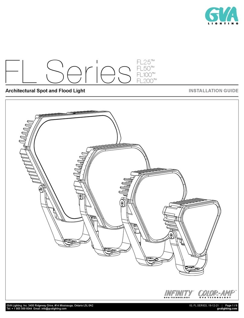 GVA Lighting FL Series installation guide