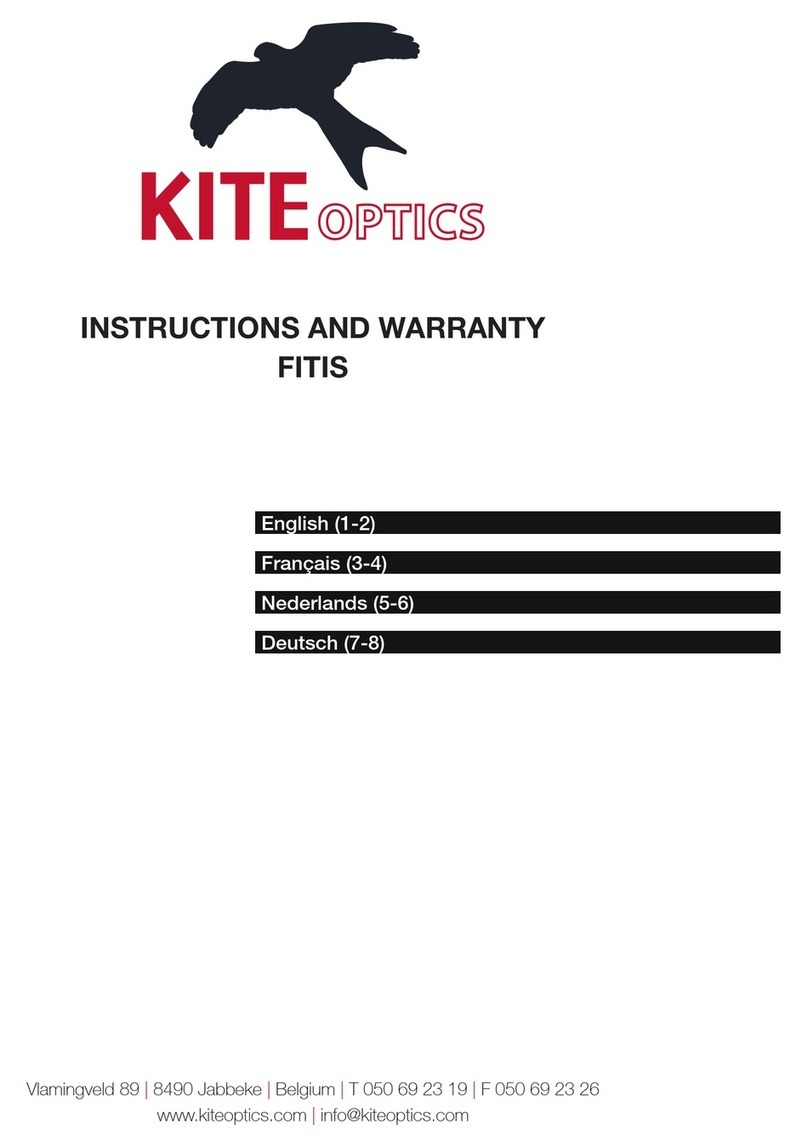 Kite Optics FITIS Instructions and warranty