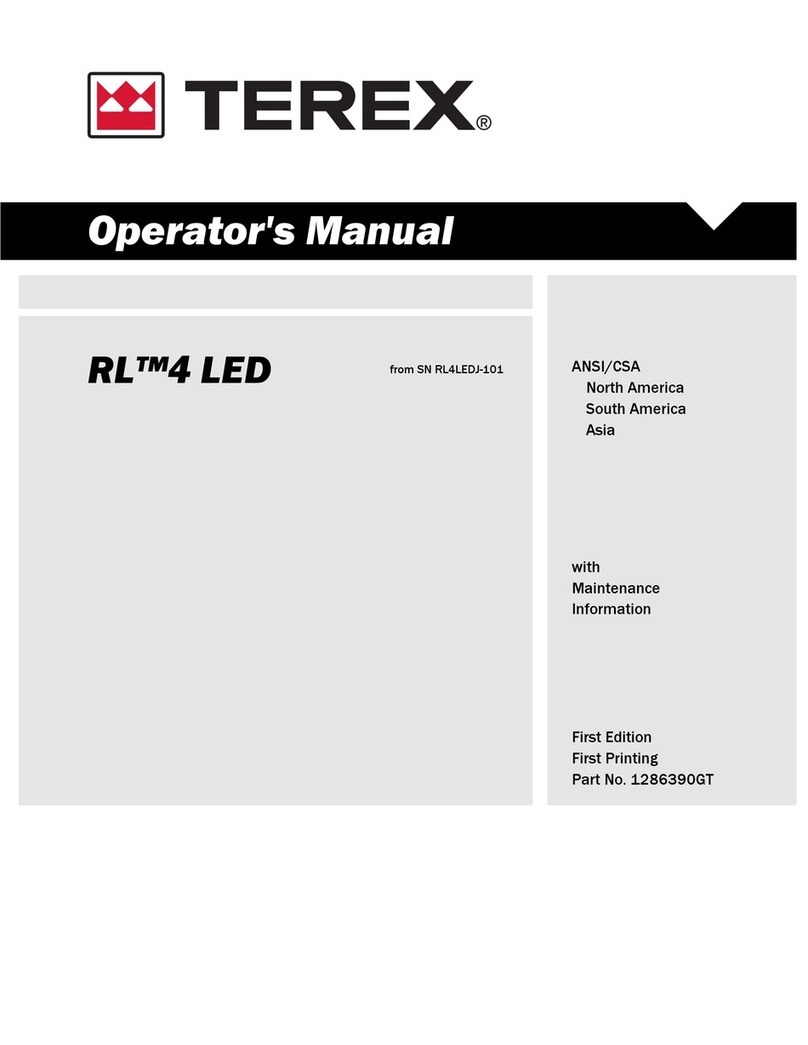 Terex RL4 LED Operator's manual