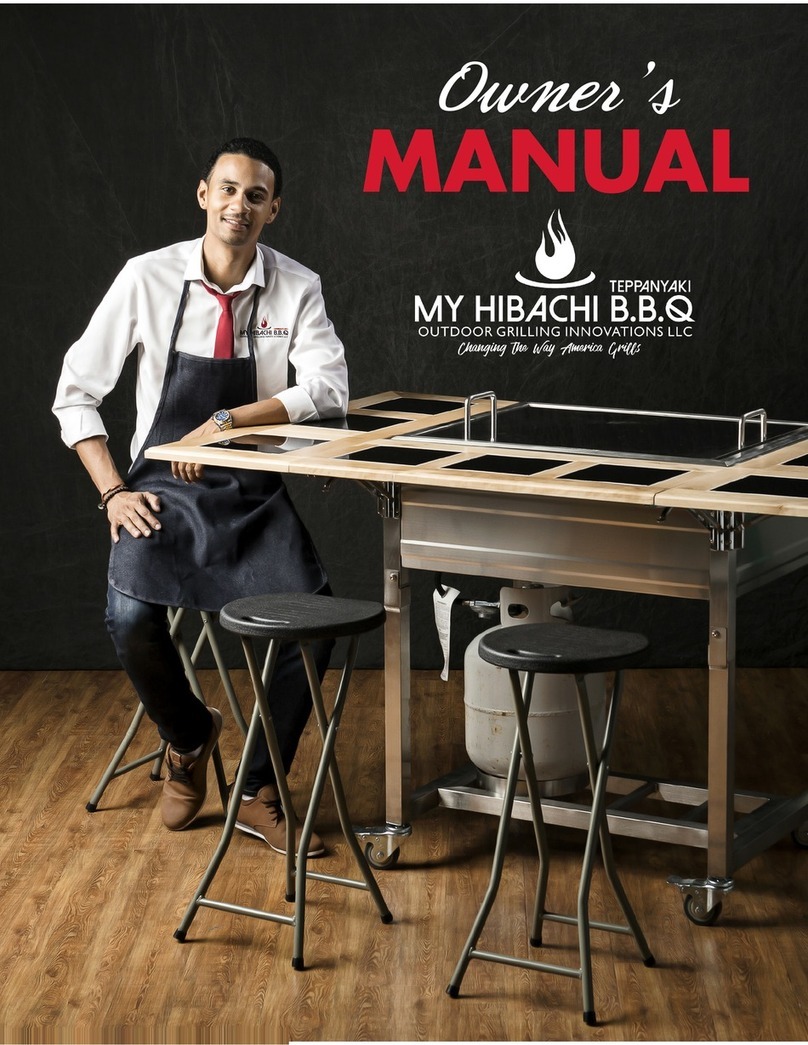 My Hibachi B.B.Q My Hibachi BBQ 3-in-1 owner's manual My Hibachi B.B.Q My Hibachi BBQ 3-in-1 owner's manual