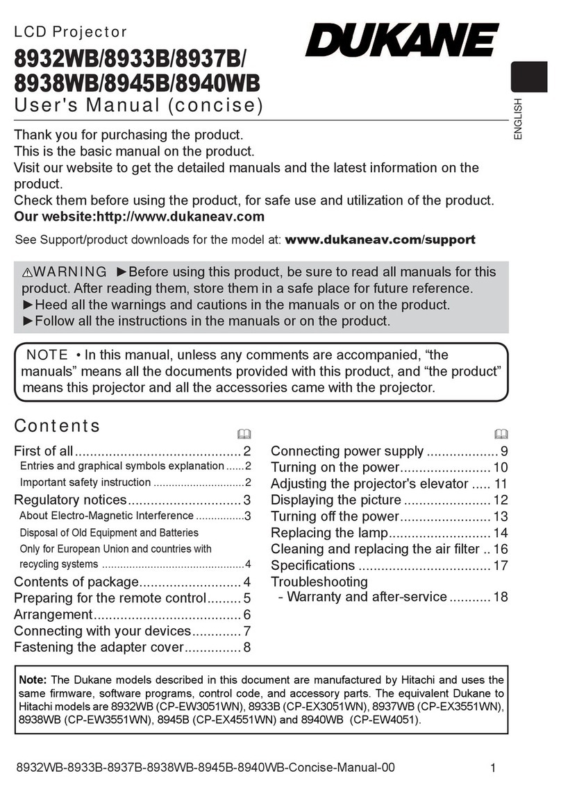 Dukane 8932WB user manual