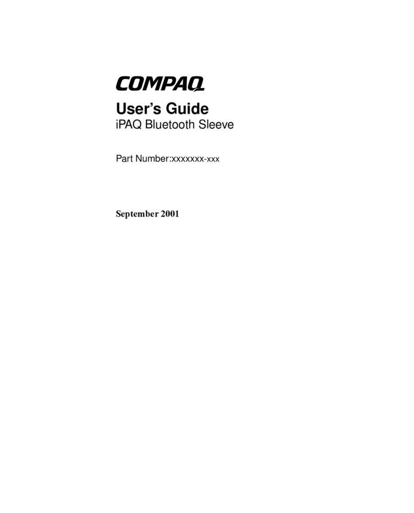 Compaq iPAQ Internet Device User manual