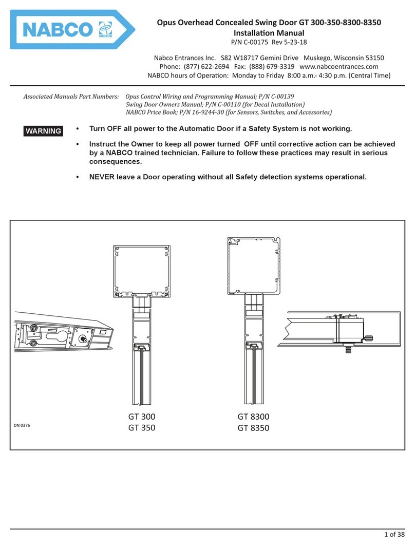Nabco GT 300 User manual