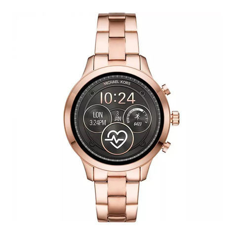 Michael Kors ACCESS DW7M1 User manual Michael Kors ACCESS DW7M1 User manual