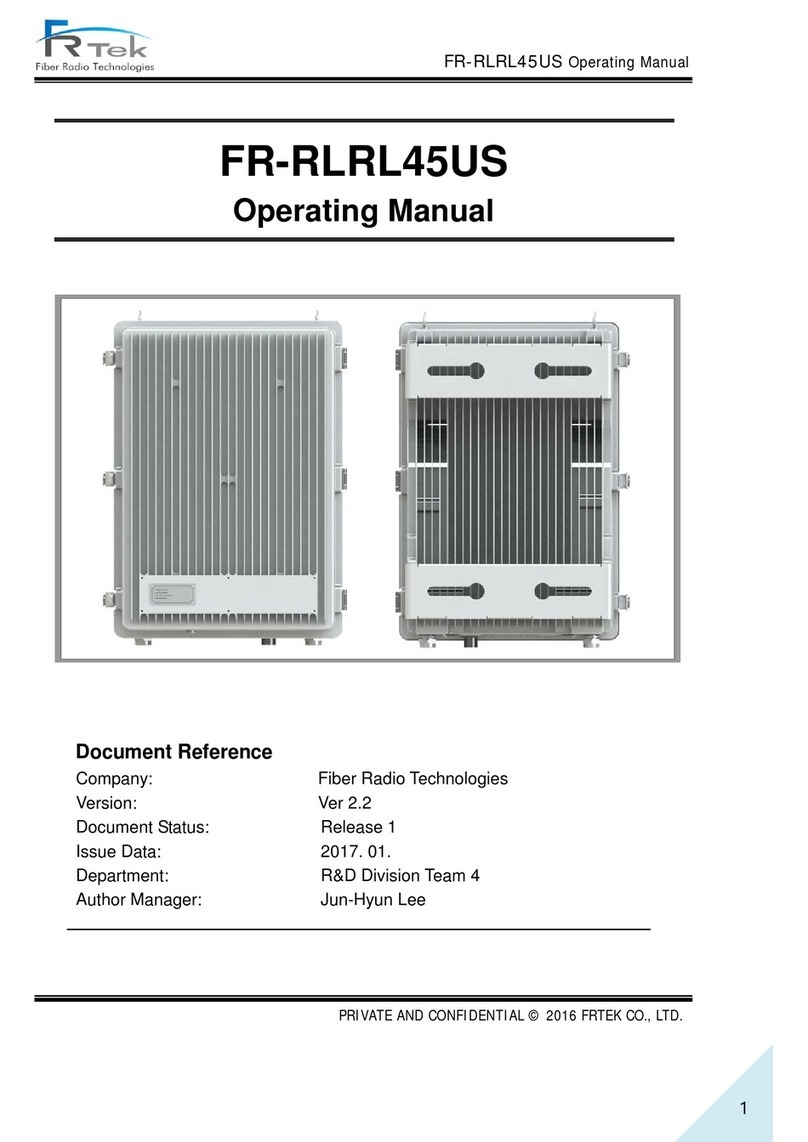 FRTek FR-RLRL45US User manual