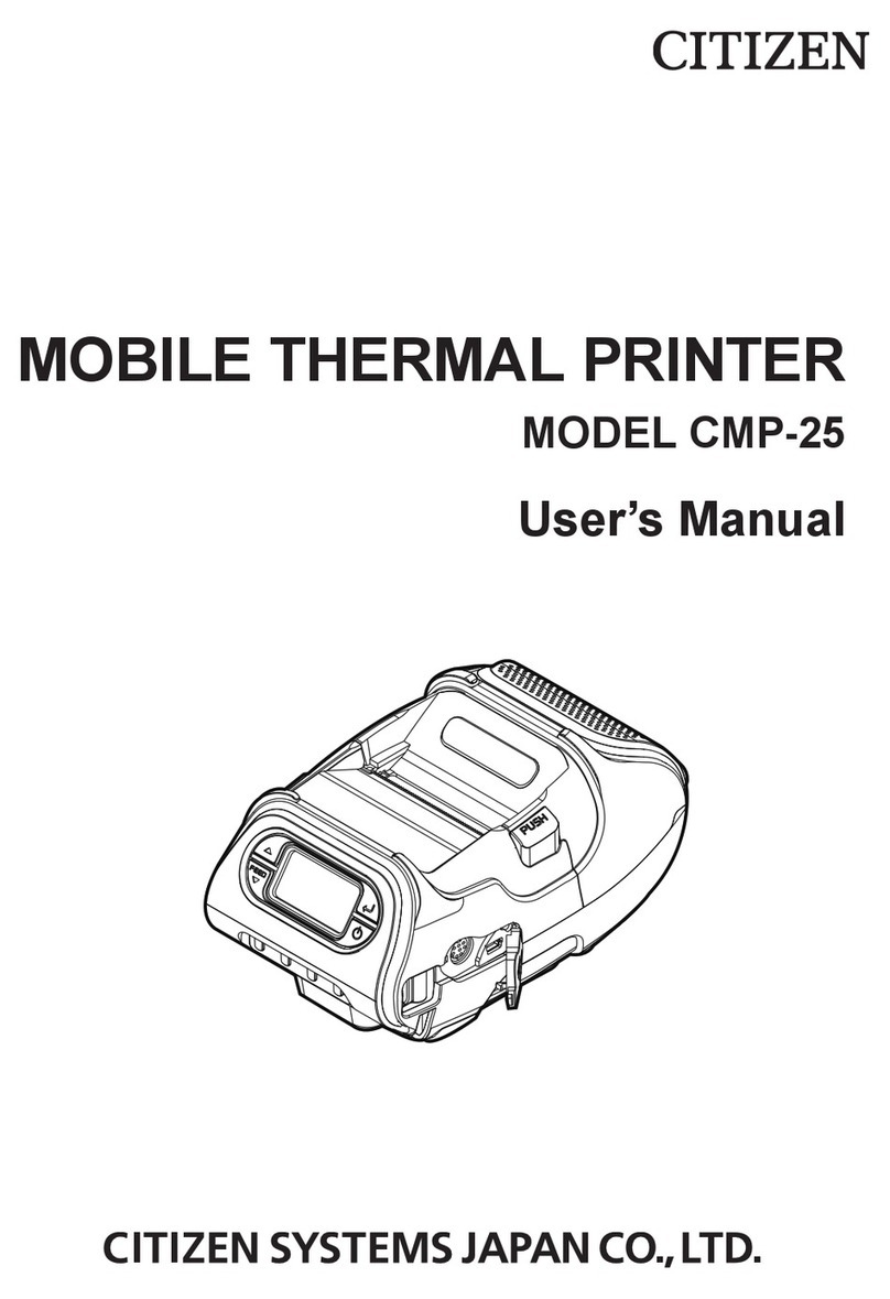 Citizen CMP-25 series User manual