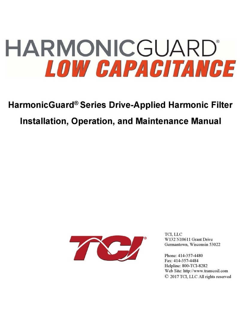 TCi HarmonicGuard Series Installation, operation and maintenance manual