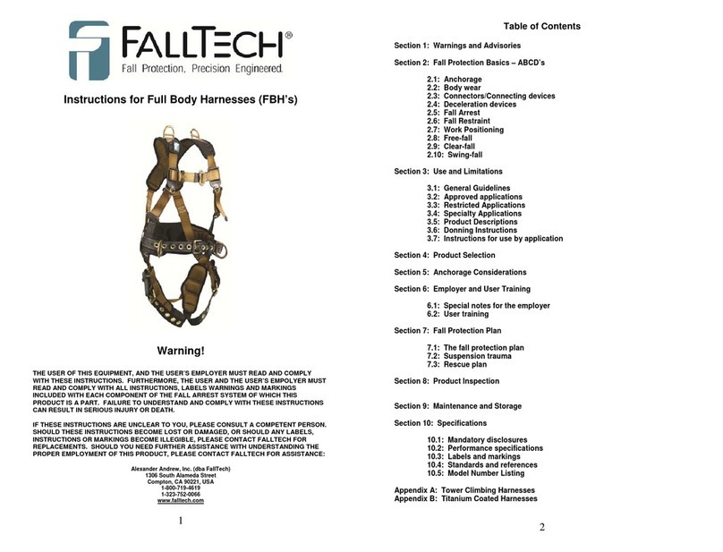 Falltech 6015 instructions