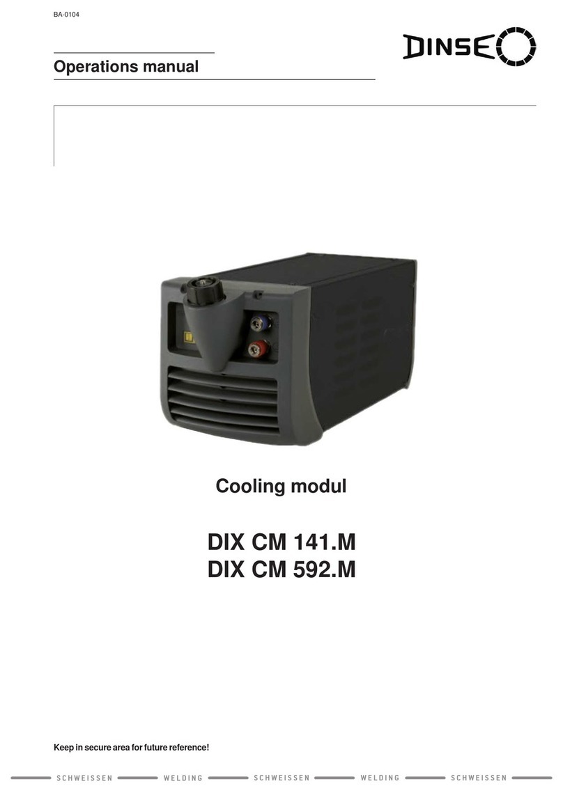 DINSE DIX CM 141.M Operation manual DINSE DIX CM 141.M Operation manual