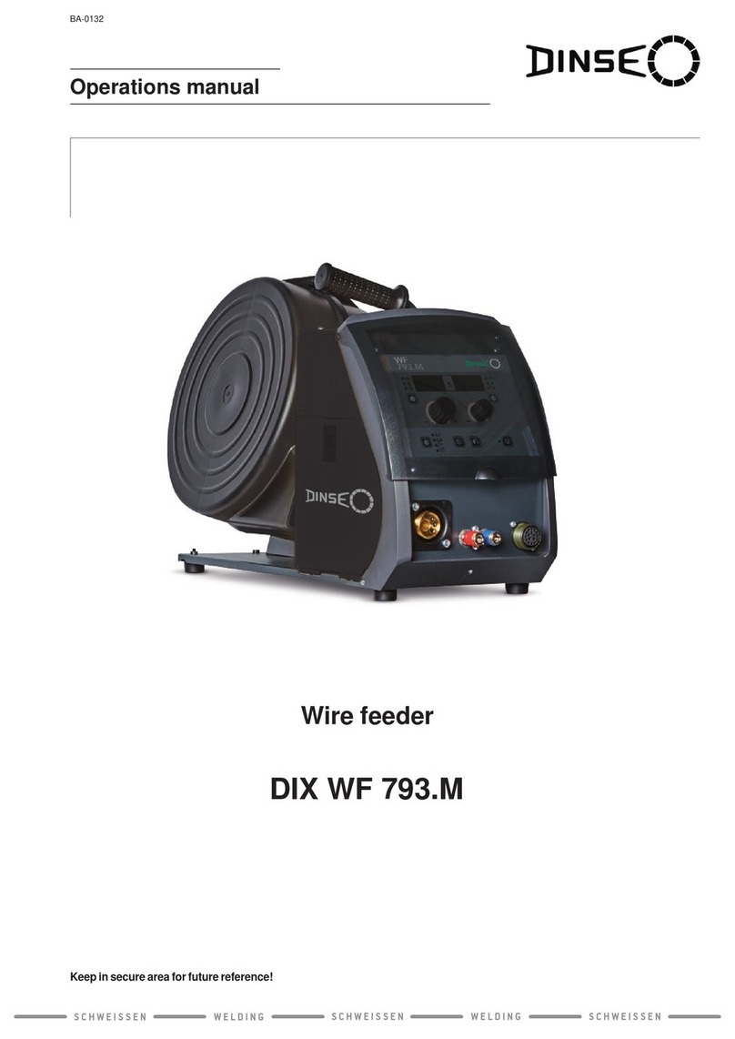 DINSE DIX WF 793.M Operation manual