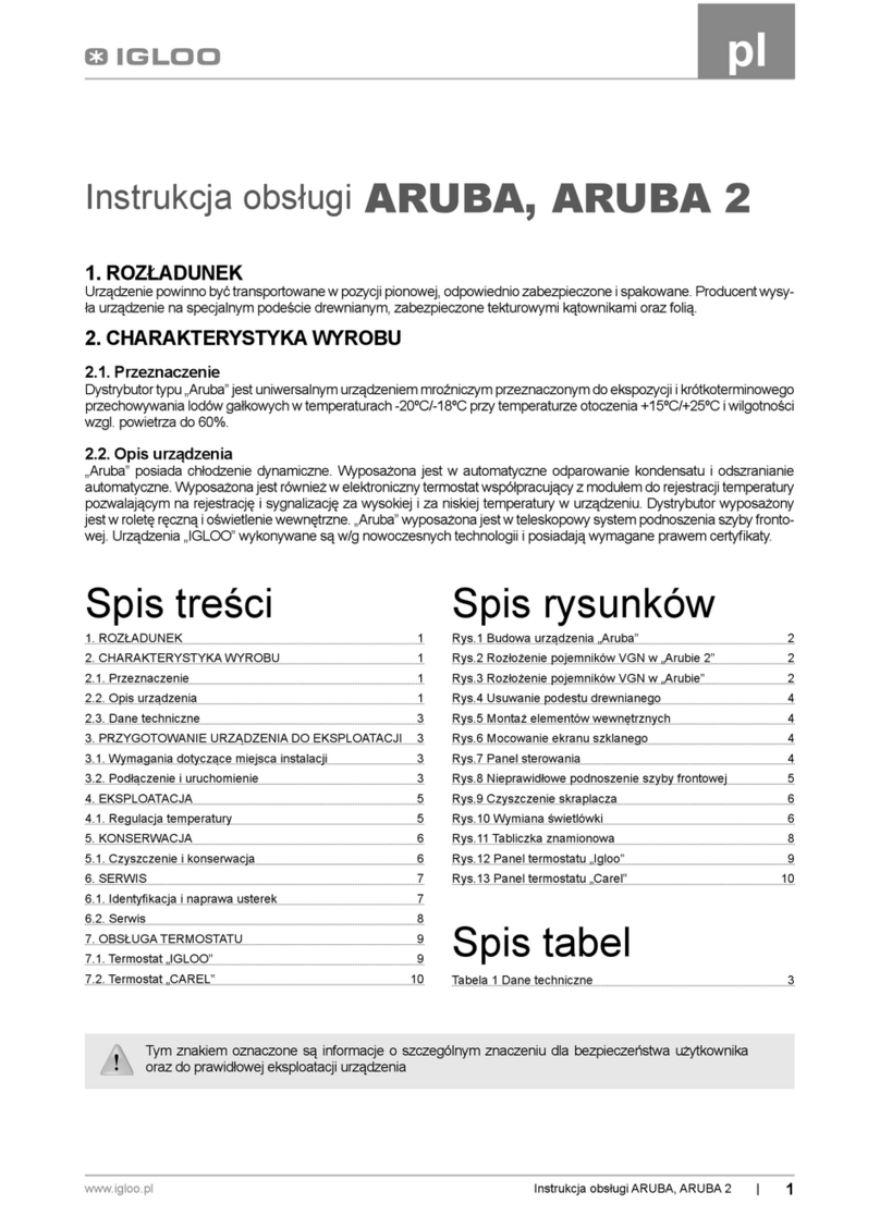 Igloo ARUBA User manual