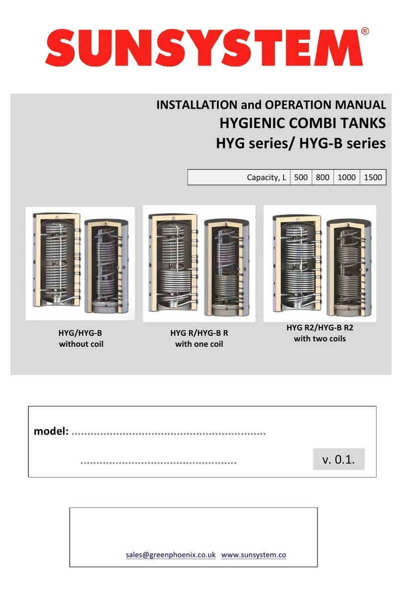 Sunsystem HYG series User manual