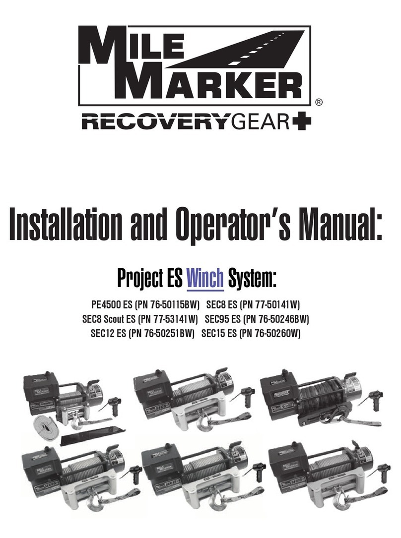 Mile Marker PE4500 ES Setup guide