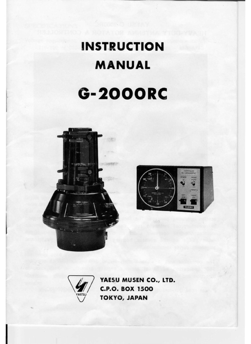 Yaesu G-2000RC instruction manual
