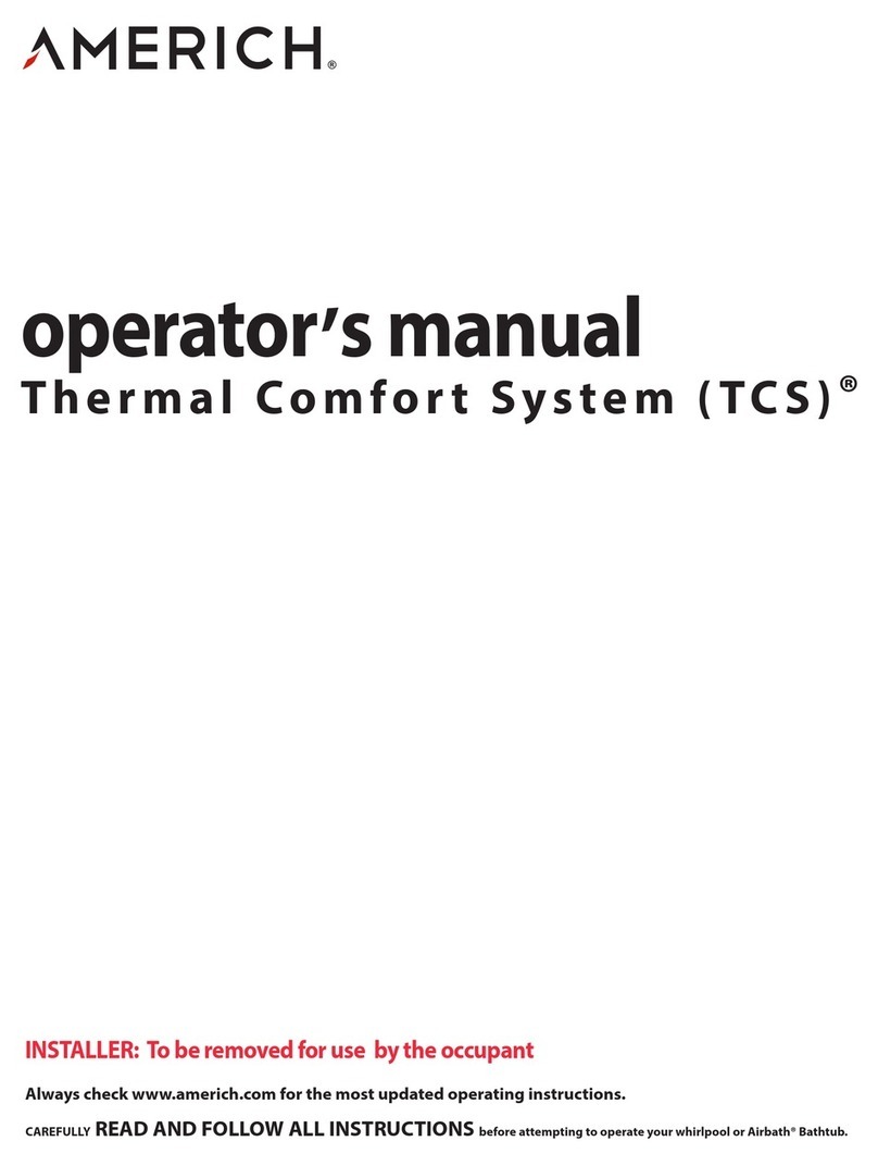 AMERICH TCS Operator's manual AMERICH TCS Operator's manual