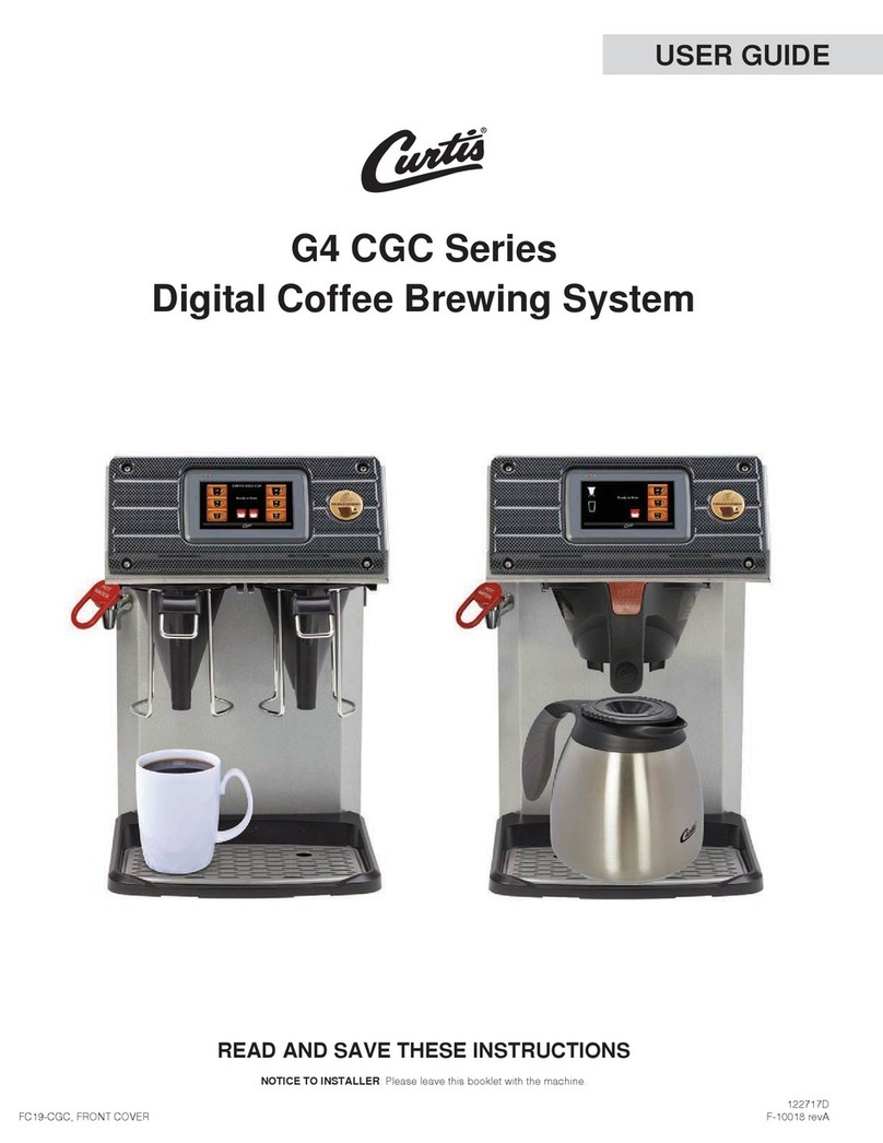 Curtis G4 CGC Series User manual
