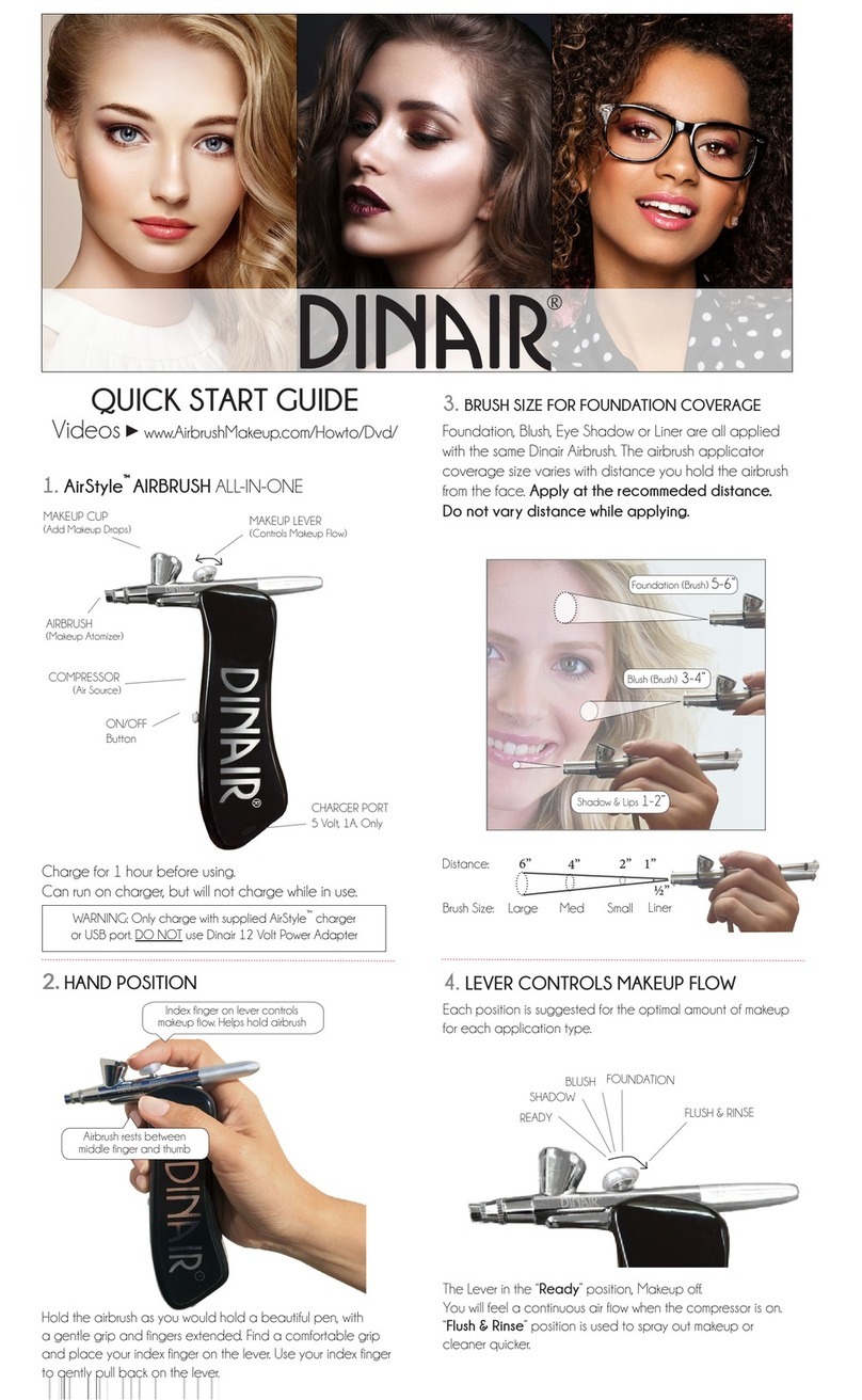 Dinar AirStyle AIRBRUSH quick start guide