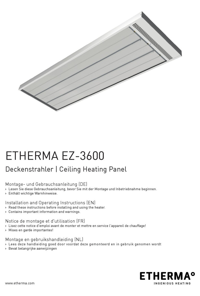 Etherma EZ-3600 Installation and operating instructions
