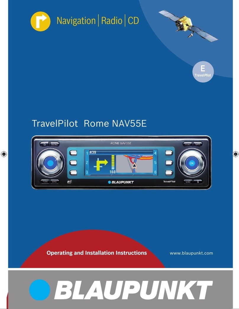 Blaupunkt TravelPilot Rome NAV55E Operating and installation instructions Blaupunkt TravelPilot Rome NAV55E Operating and installation instructions