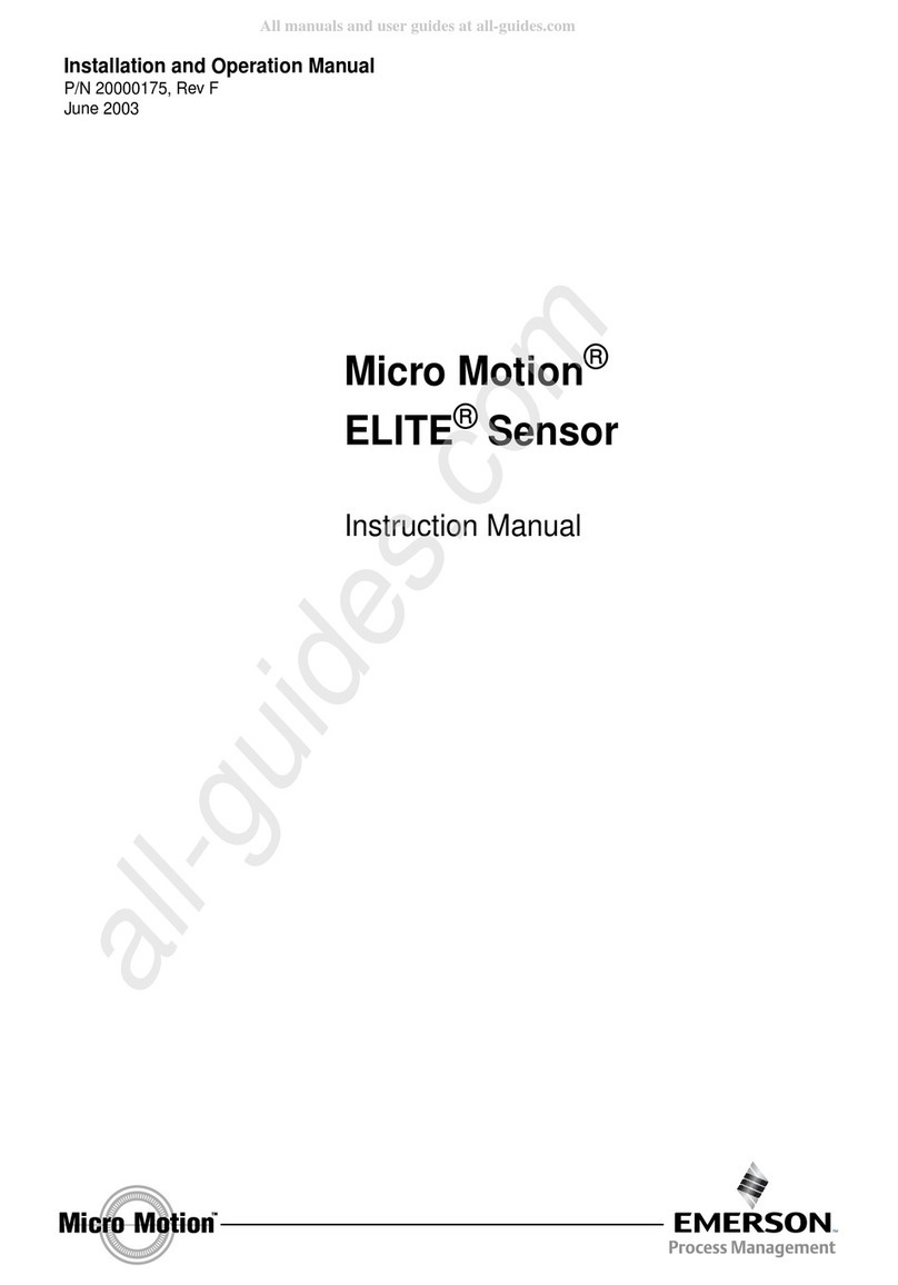 Micro Motion CMF Series instruction manual