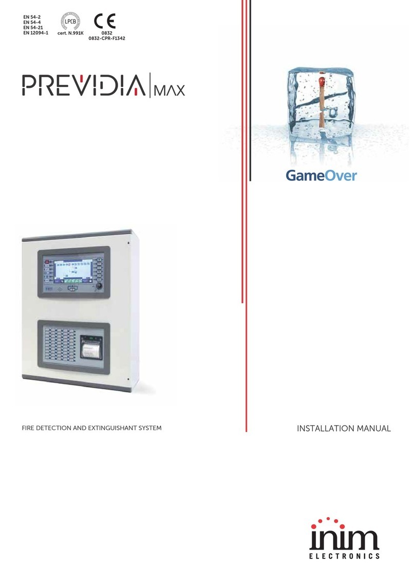 INIM PREVIDIA MAX User manual