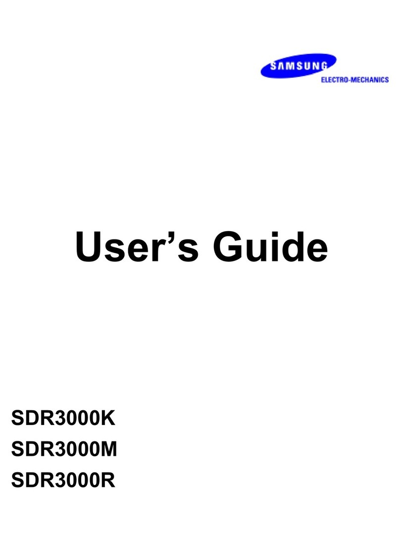 Samsung SDR3000K User manual