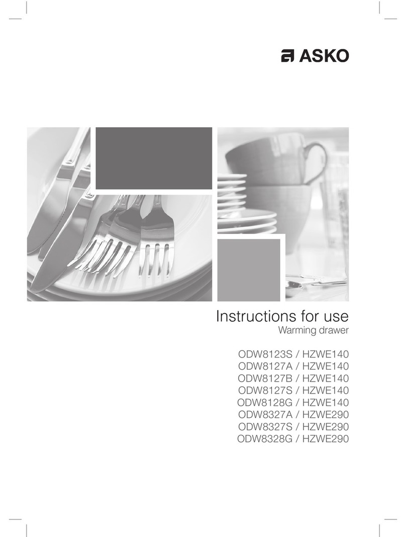 Asko ODW8127A/HZWE140 Instructions for use