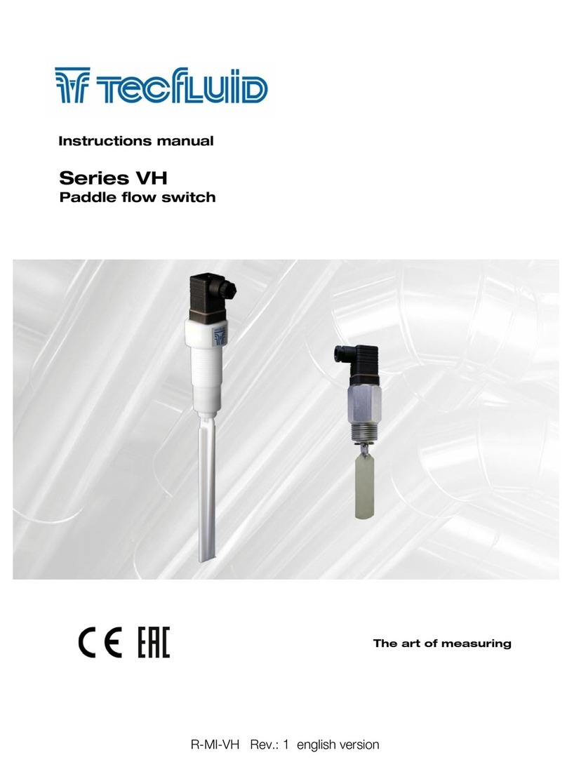 Tecfluid VH Series instruction manual Tecfluid VH Series instruction manual