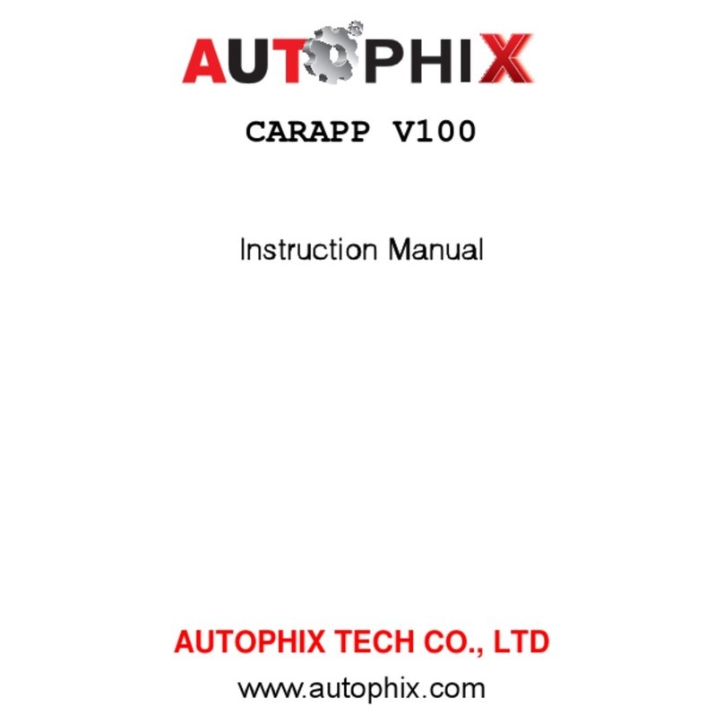 Autophix CARAPP V100 instruction manual Autophix CARAPP V100 instruction manual