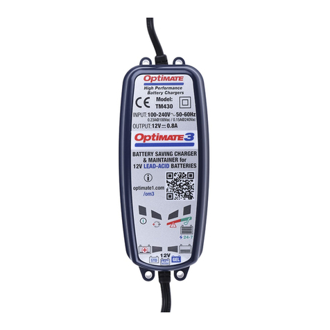 TecMate Optimate 3 TM430 User manual