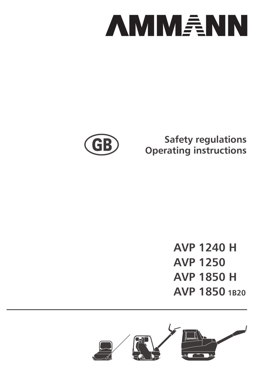 Ammann AVP 1240 H operating instructions